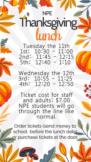 Thanksgiving Luncheon